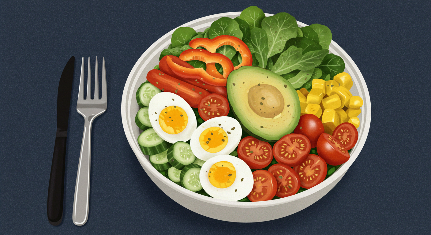 생채소로 즐기는 맛있는 하루 한 끼 루틴