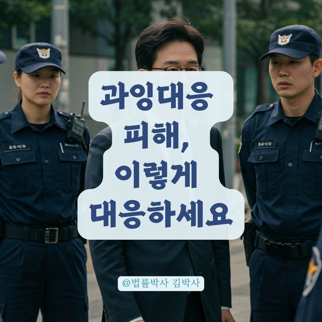 무고한 일반인에 과잉대응한 경찰, 과잉대응 피해자가 꼭 알아야 할 대응법.