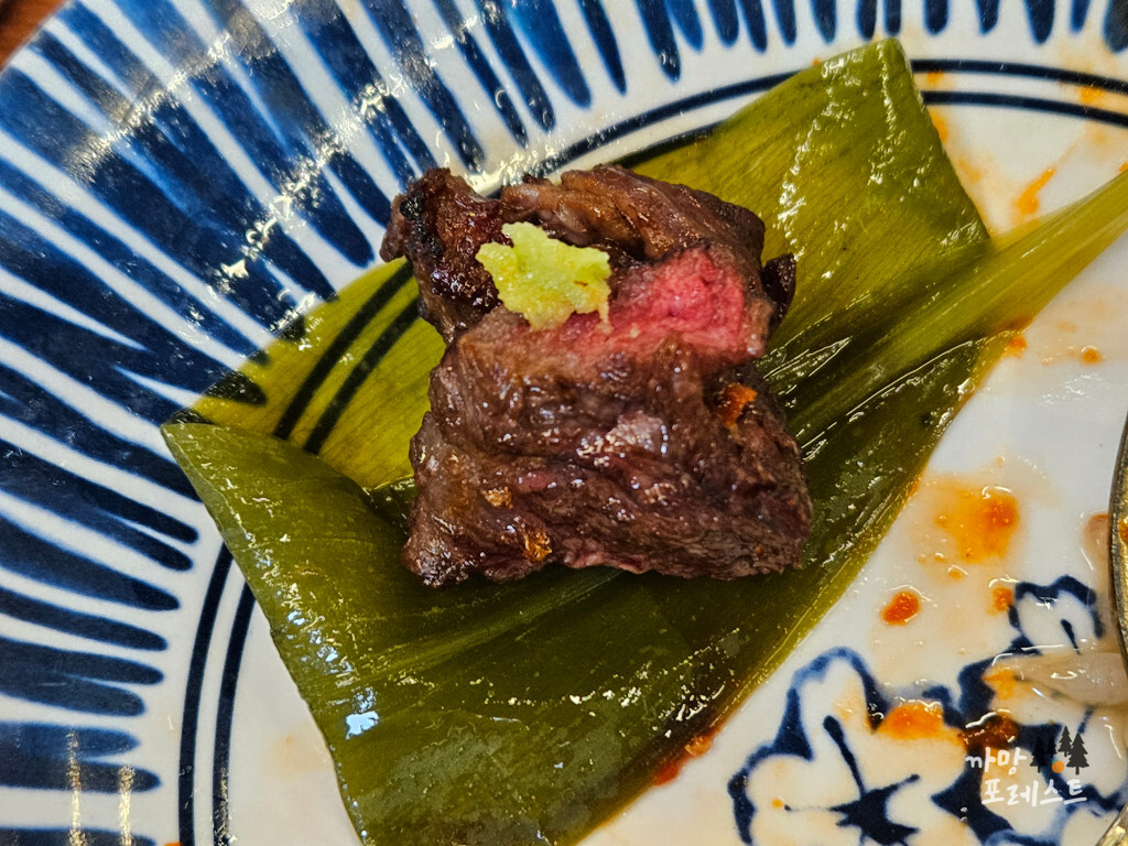 영통 영포화로 명이나물 쌈