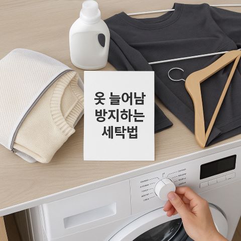 옷 늘어남 방지하는 세탁법