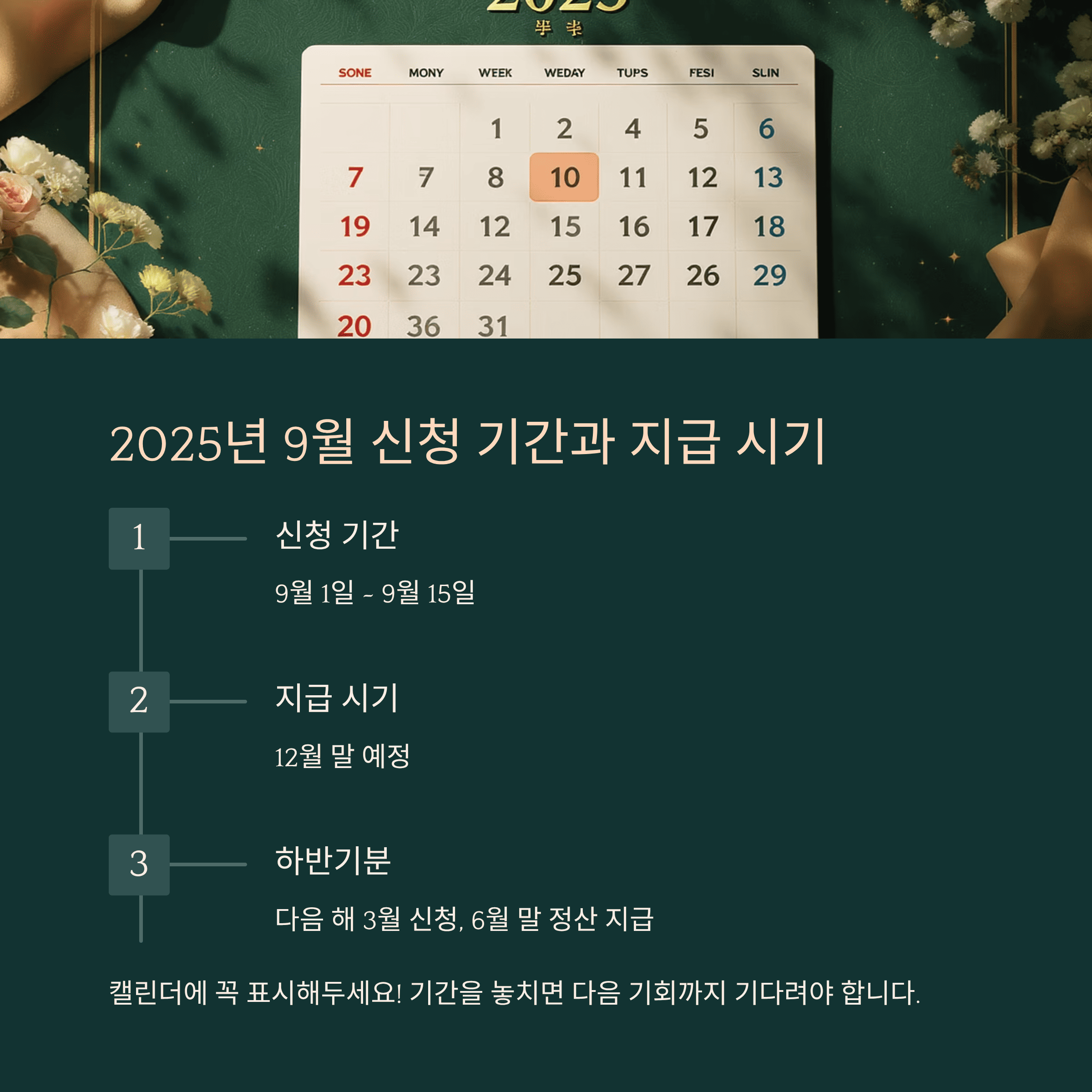 2025년 9월 반기분 근로장려금 신청
