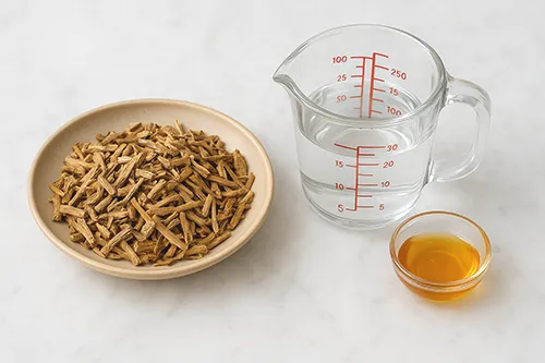 둥굴레차 재료 준비