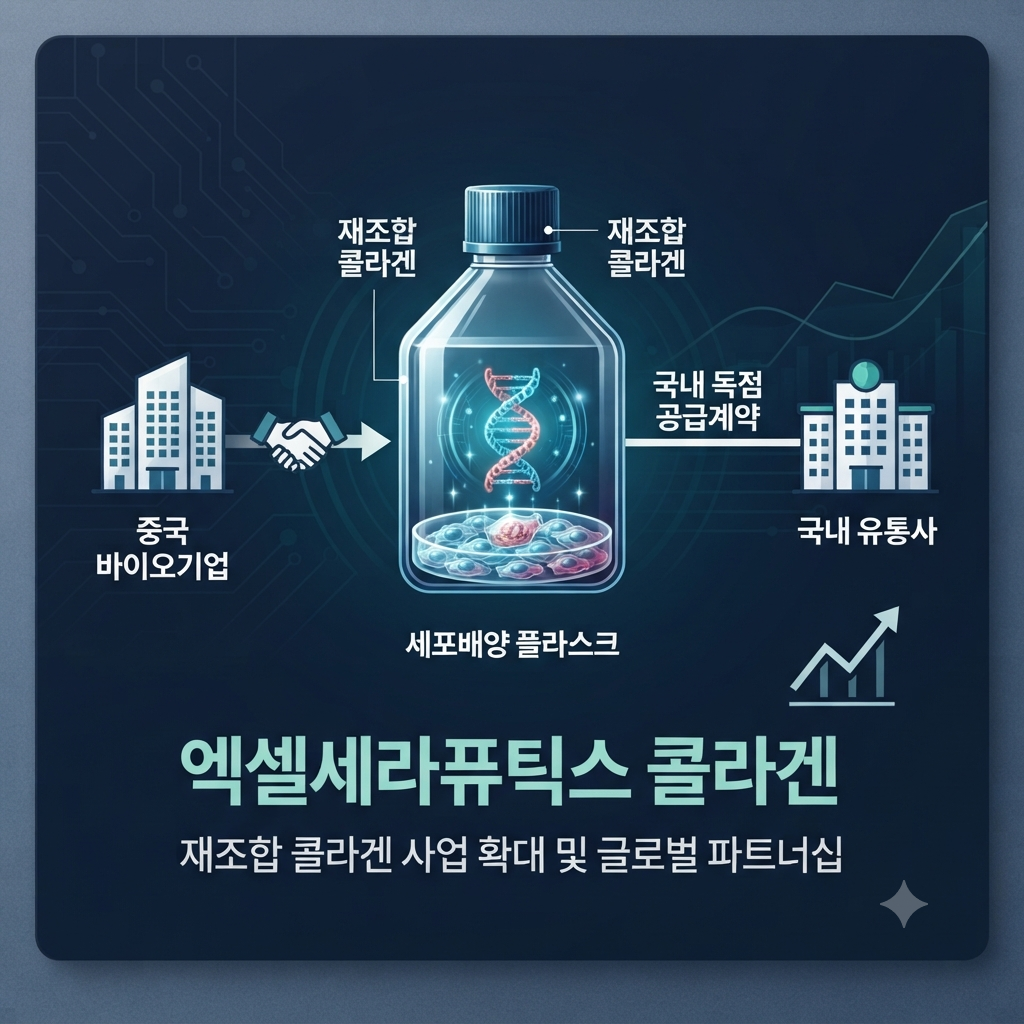 엑셀세라퓨틱스 재조합 콜라겐 사업 확대와 기업가치 분석