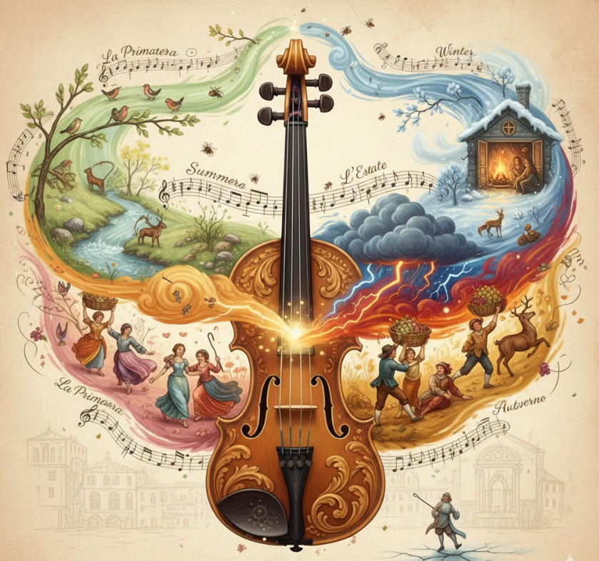 비발디 사계 관련 그림