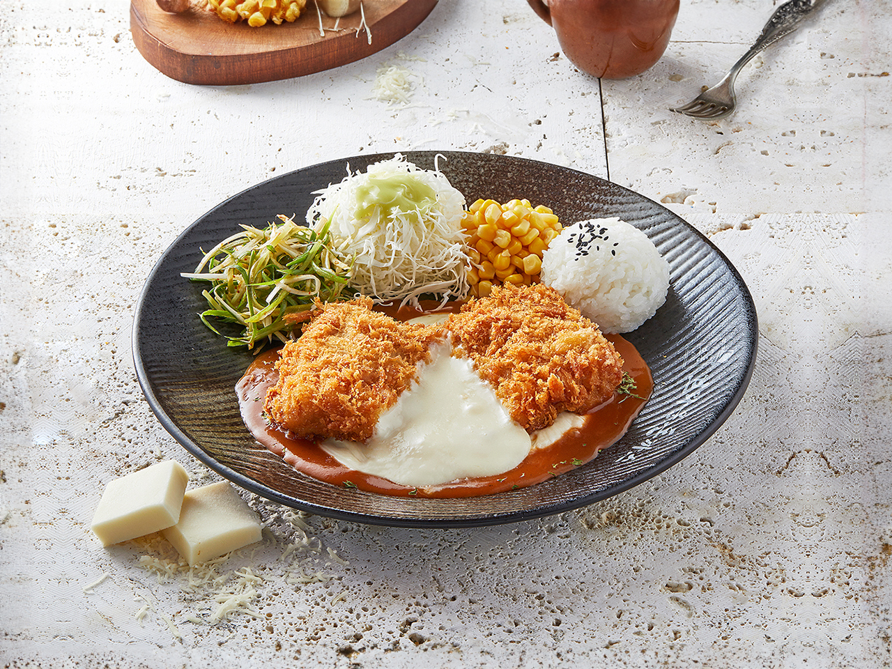 여의도 브라운돈까스 홍수치즈돈까스