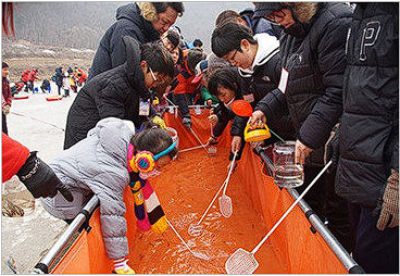 안성 동막골 빙어축제