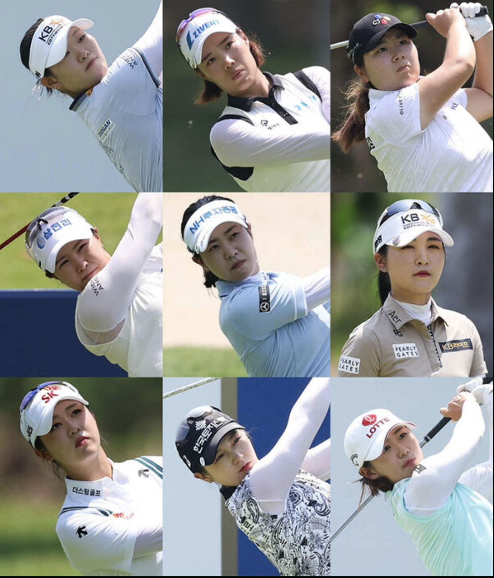 블루캐니언 레이디스 챔피언십 출전선수 (좌)김재희&#44;이예원 / (우)방신실&#44;최민경&#44;홍정민&#44;고지우&#44;황유민&#44;박민지&#44;이예원&#44;박현경&#44;김재희 등