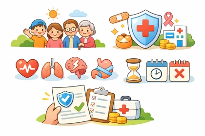질병보험 보장 구조와 가입 기준 설명 이미지1