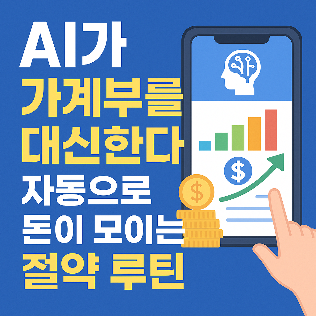 AI가 가계부를 대신한다｜자동으로 돈이 모이는 절약 루틴 
AI가계부, 절약루틴, 자동저축, AI소비, 데이터절약, 소비패턴, 가계부앱, 절약습관, 재테크