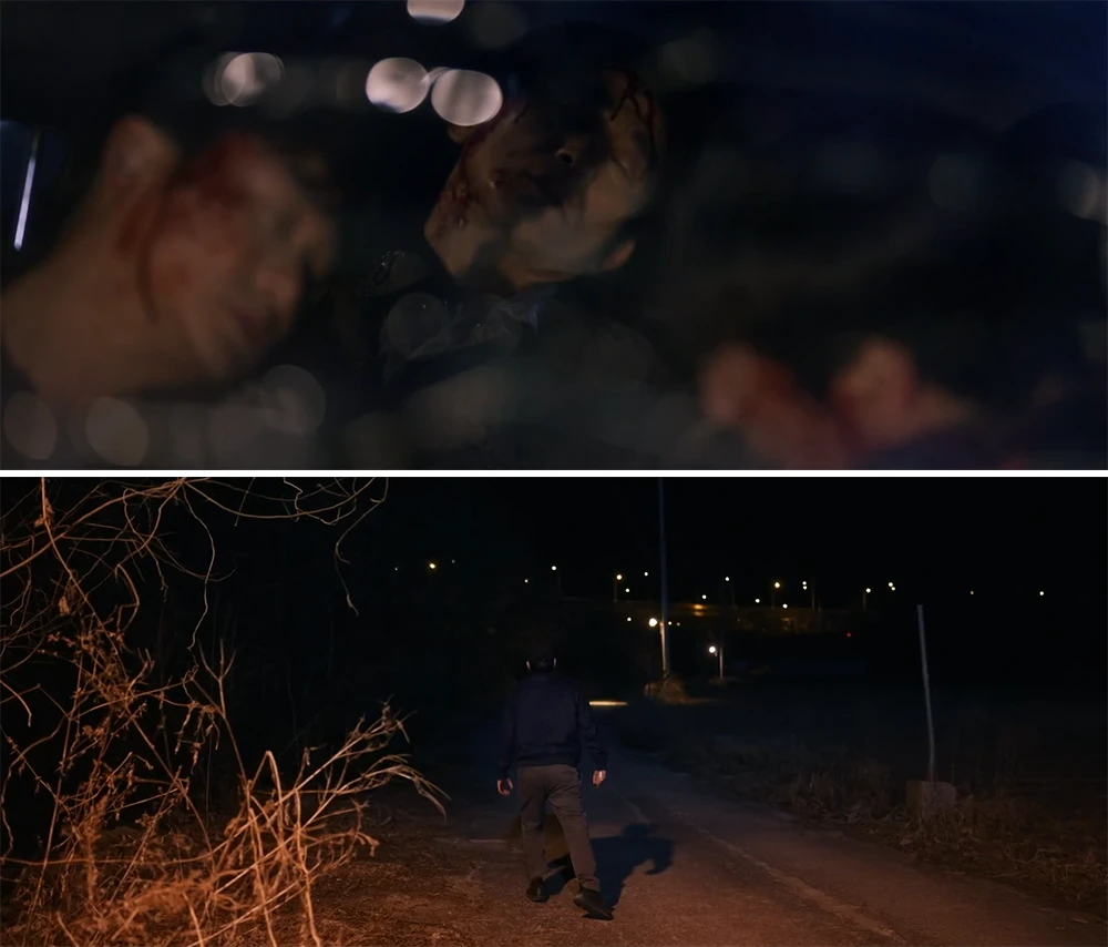 교통사고를-내고-검거-차량에서-도주한-범인