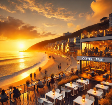 안목해변 커피거리