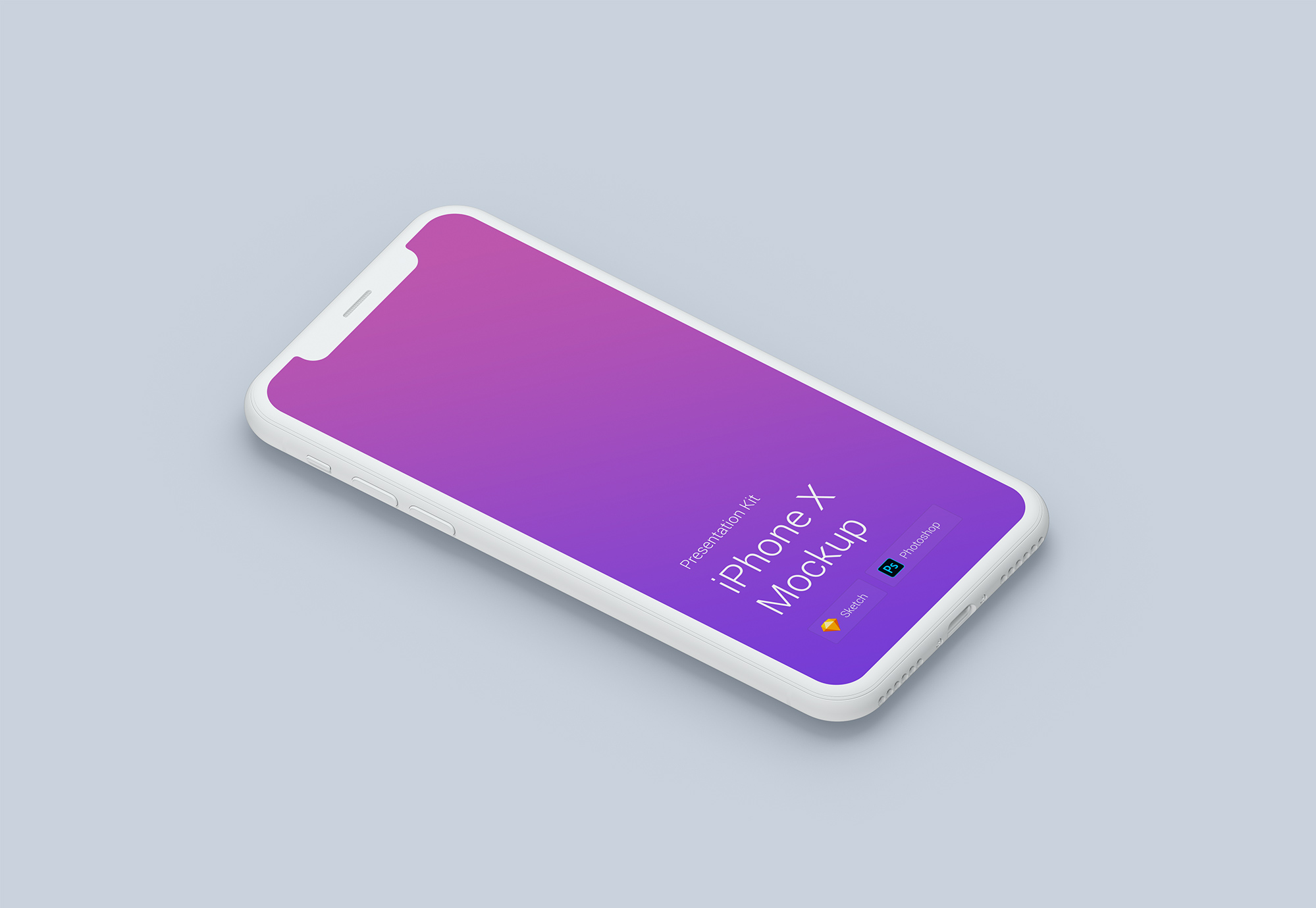 아이폰 X 목업 번들 사선형태 (8)