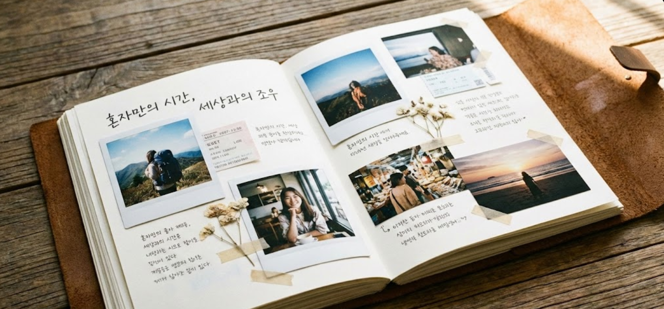 1인 여행자 포토북