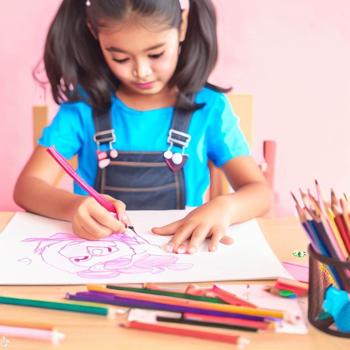 기대에 미치지 못하는 그림실력(made by Bing)