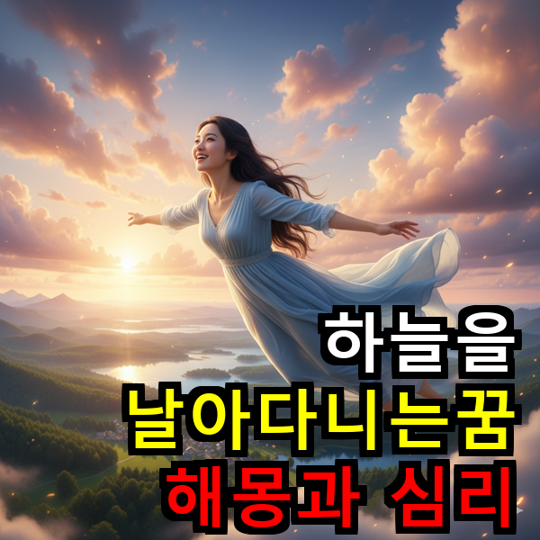 하늘을 날아다니는 꿈 해몽과 심리