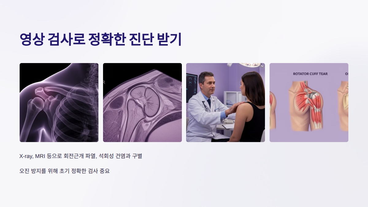 오십견 아픈 부위 체크