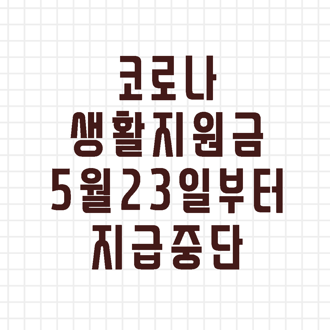 코로나생활지원금