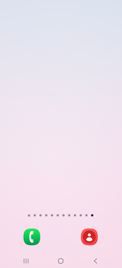 방법 1: 바탕화면 길게 누르기