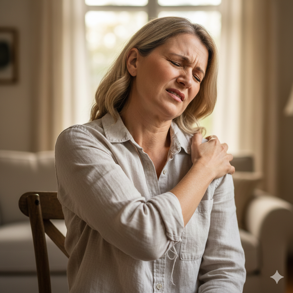 오십견, 어깨 통증, 원인, 스트레칭, 회전근개, 석회