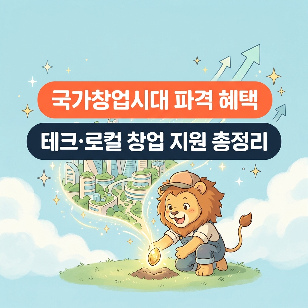 2026년 국가창업시대 스타트업 열풍 조성방안 테크 및 로컬 창업 파격 지원 혜택 요약