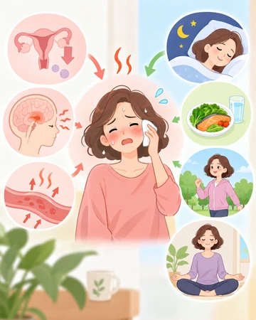 갱년기열감이 나타나는 신체 변화6