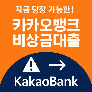 카카오뱅크 비상금대출