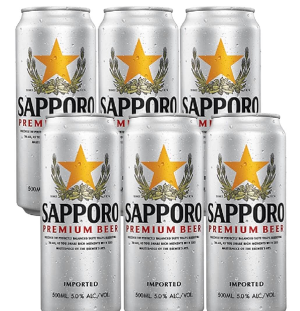 SAPPPOROO 캔맥주 500ML