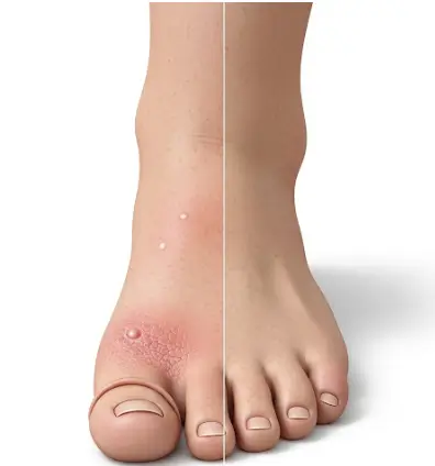 무좀약 바르는 범위