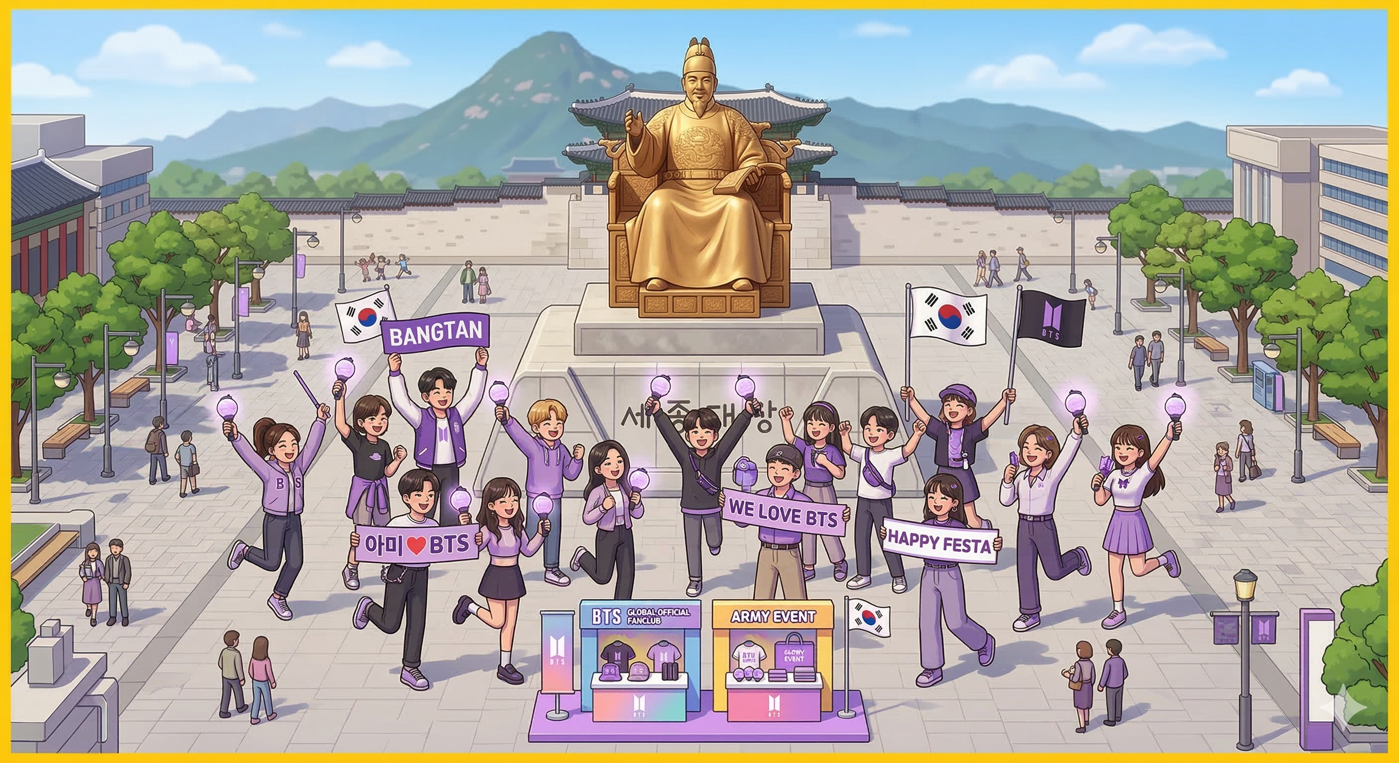 BTS 광화문 공연 교통통제 지하철 시간 총정리