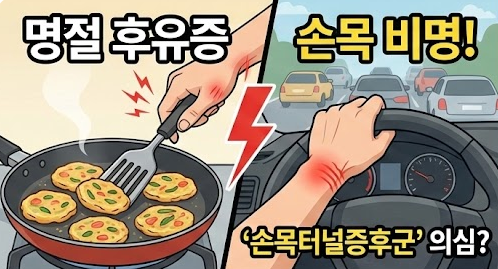 손목터널증후군 자가 진단 & 스트레칭법