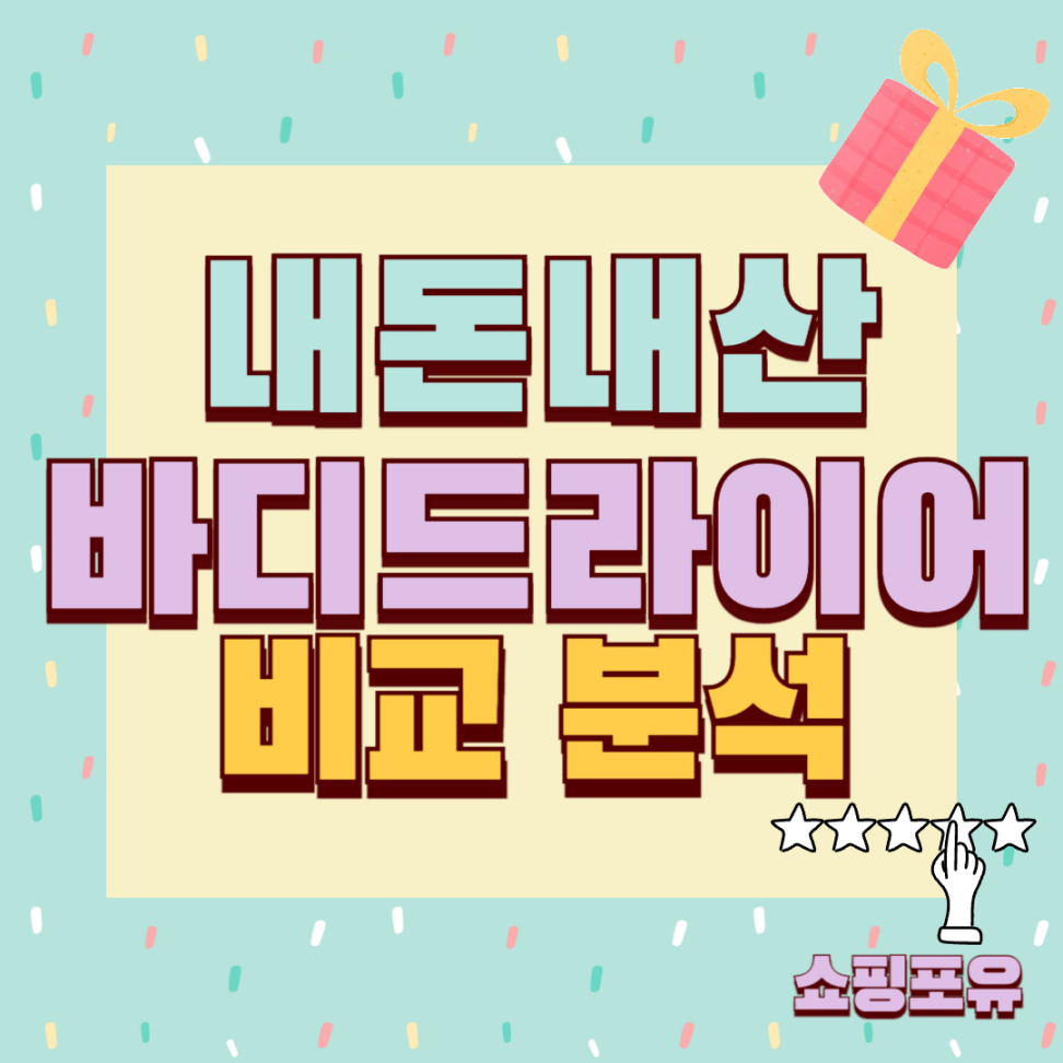 내돈내산 바디드라이어 후기 추천