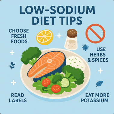 혈압 조절을 위한 저염 식단 팁