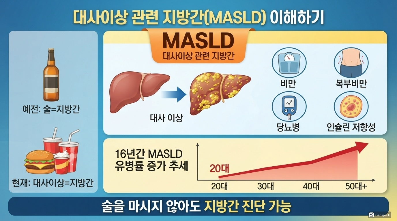 대사이상 관련 지방간(MASLD)이란?