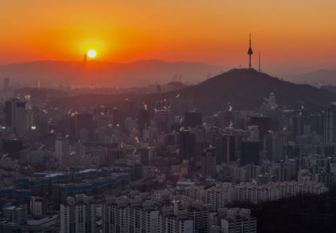 해돋이 명소 서울 (안산 봉수대)
