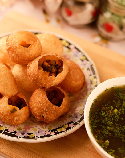 인도 대표 길거리 음식 파니푸리