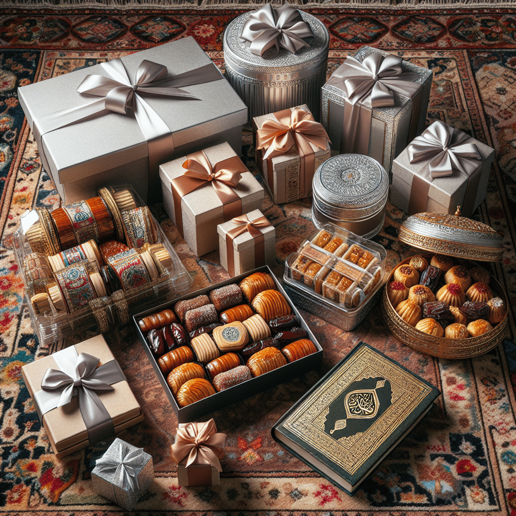 이드 알피트르 선물은 과자, 옷, 쿠란 등이 있다