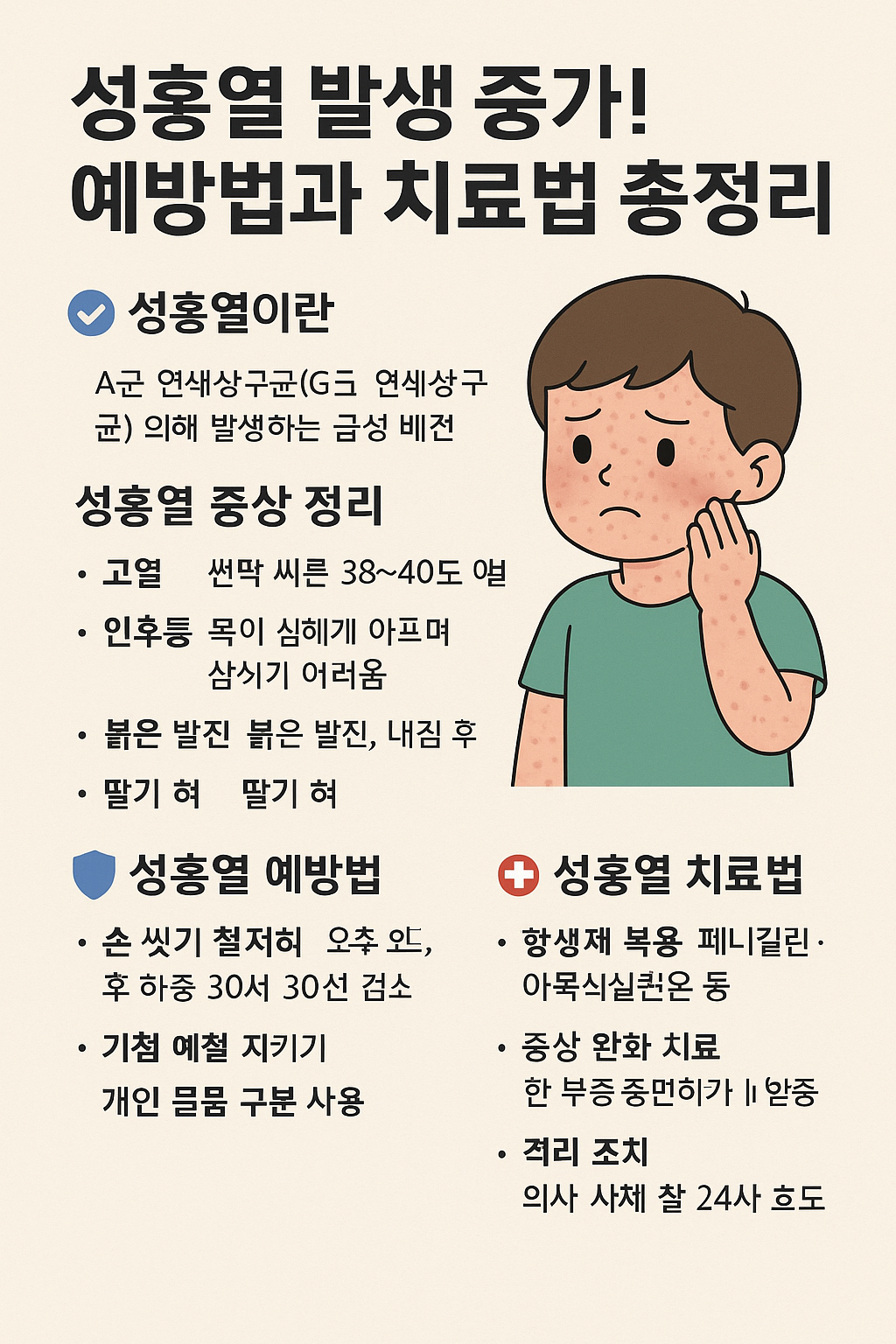 성홍열 발생증가