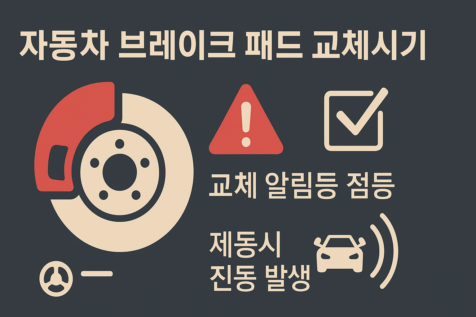 브레이크 패드 교체 시기 ❘ 소리, 진동, 거리로 알아보는 교체 신호 총정리!