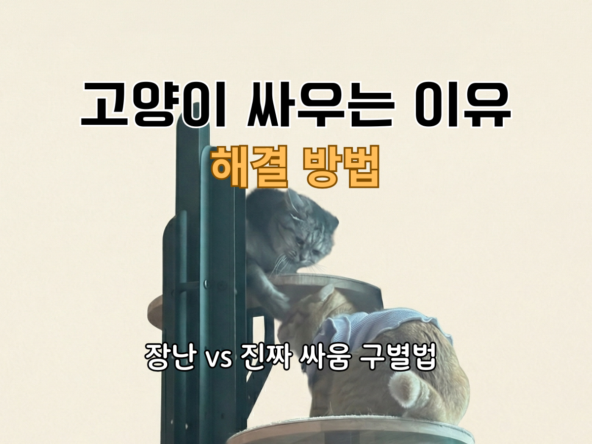 다묘 가정 싸움