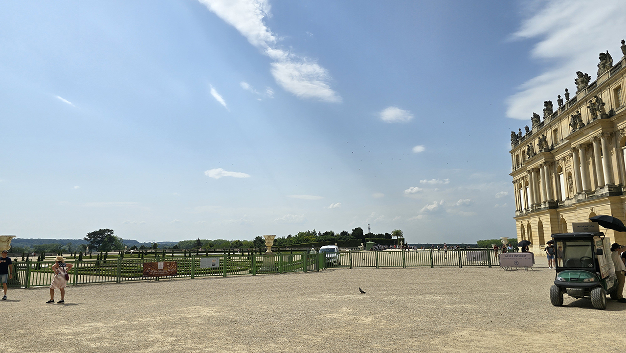 베르사유 정원은 땡볕