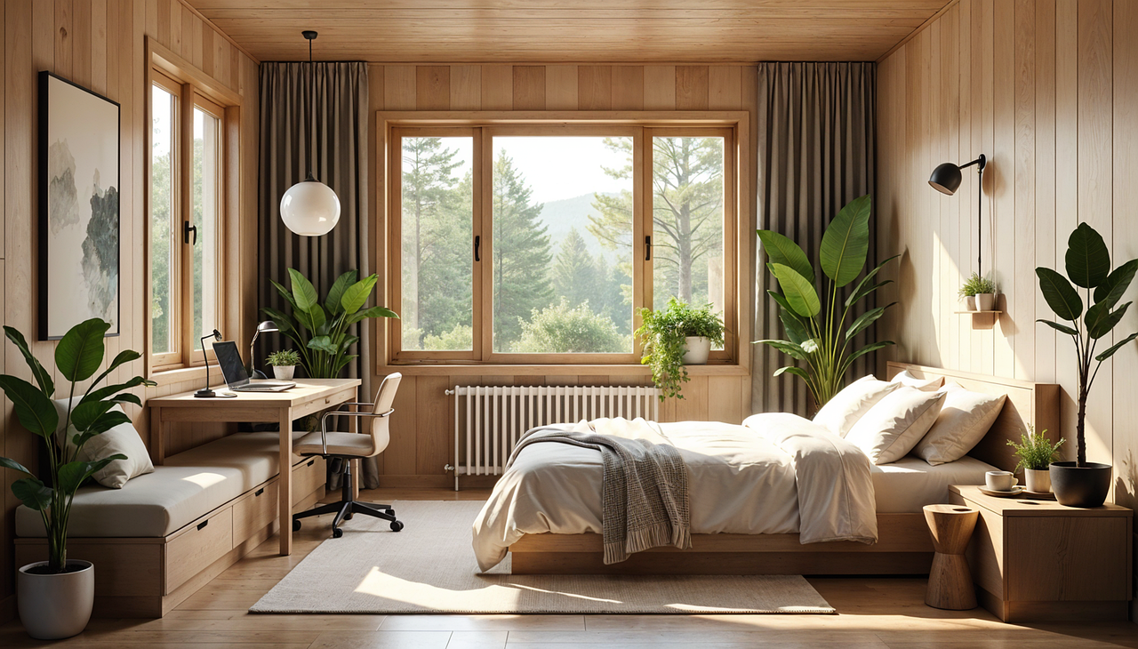 임대주택의 내부를 잘 꾸민 모습