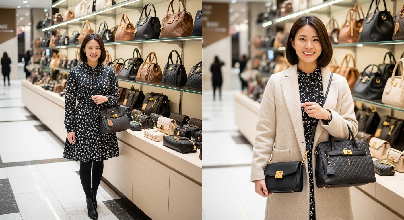 명품 중고 가방 매장