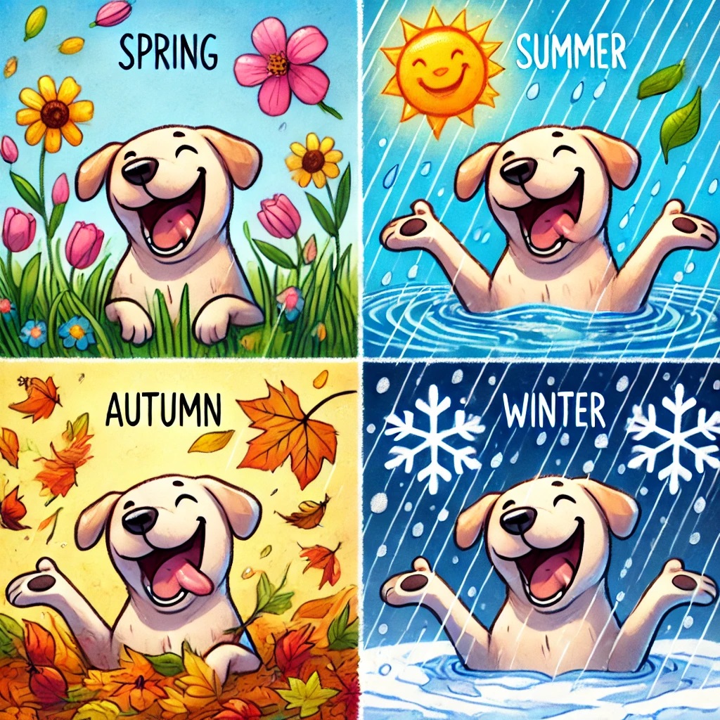 봄 알레르기부터 겨울 보습까지! 강아지 계절별 건강 관리법