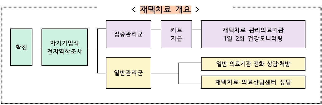 코로나19 확진자 재택치료 안내