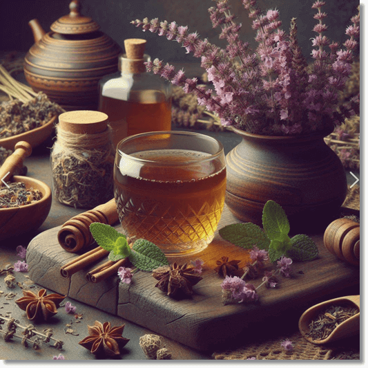 히솝 먹는 법, 히솝 차