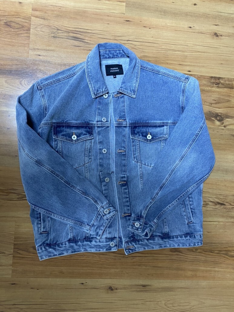 무신사스탠다드 무탠다드 릴렉스드 데님 트러커 재킷 [라이트 인디고]