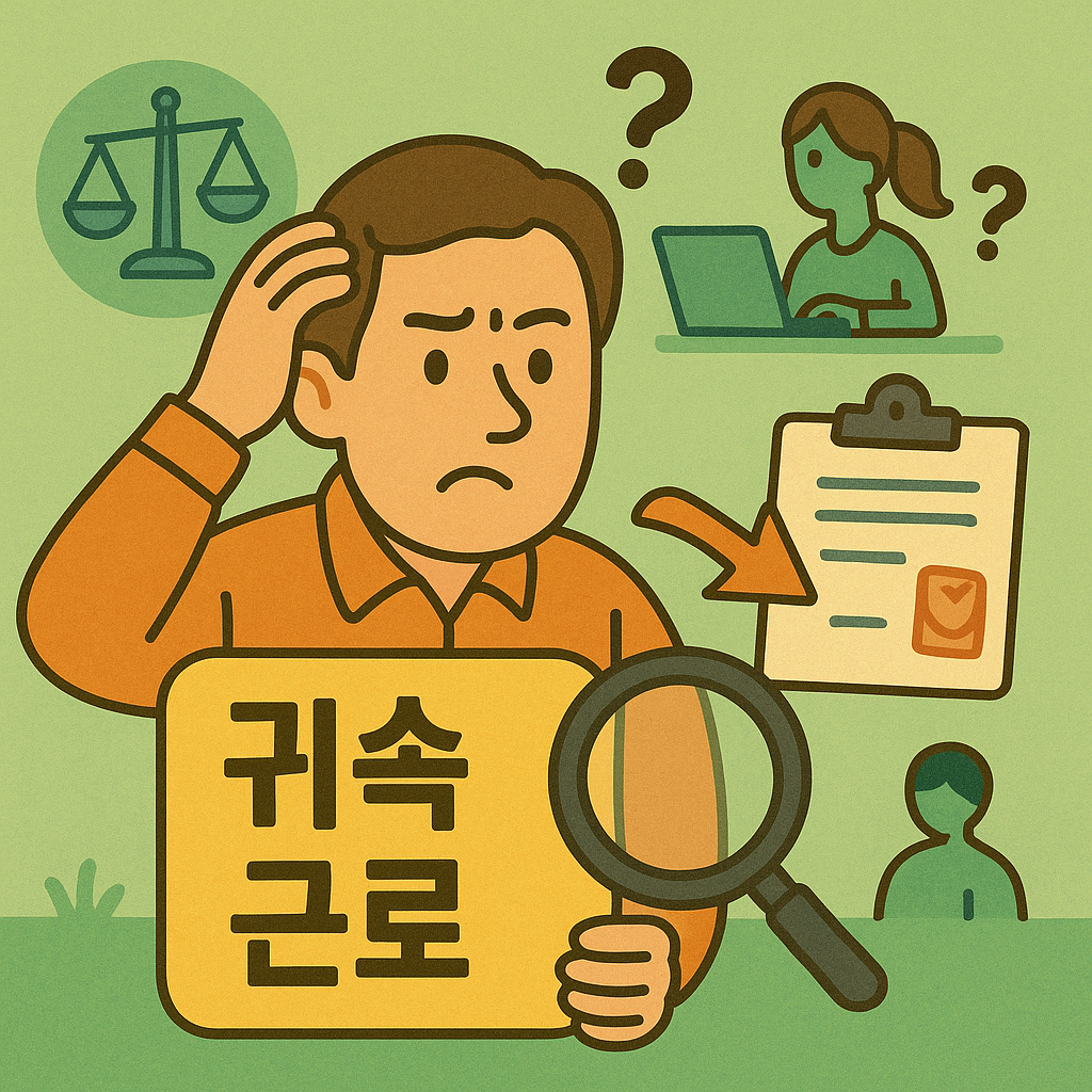 귀속 근로? 용어 헷갈릴 때 알기 쉽게 정리