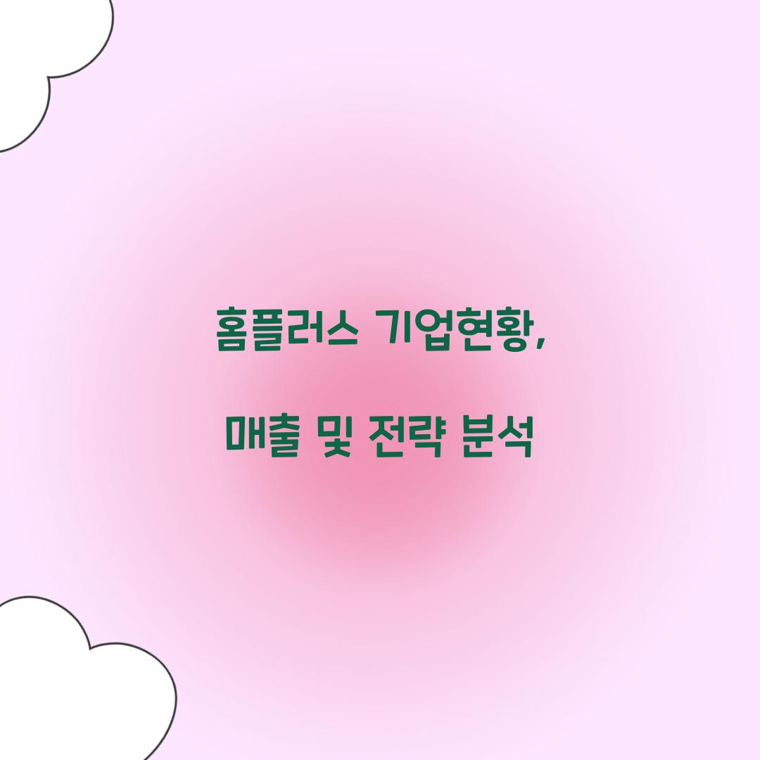 홈플러스 기업현황