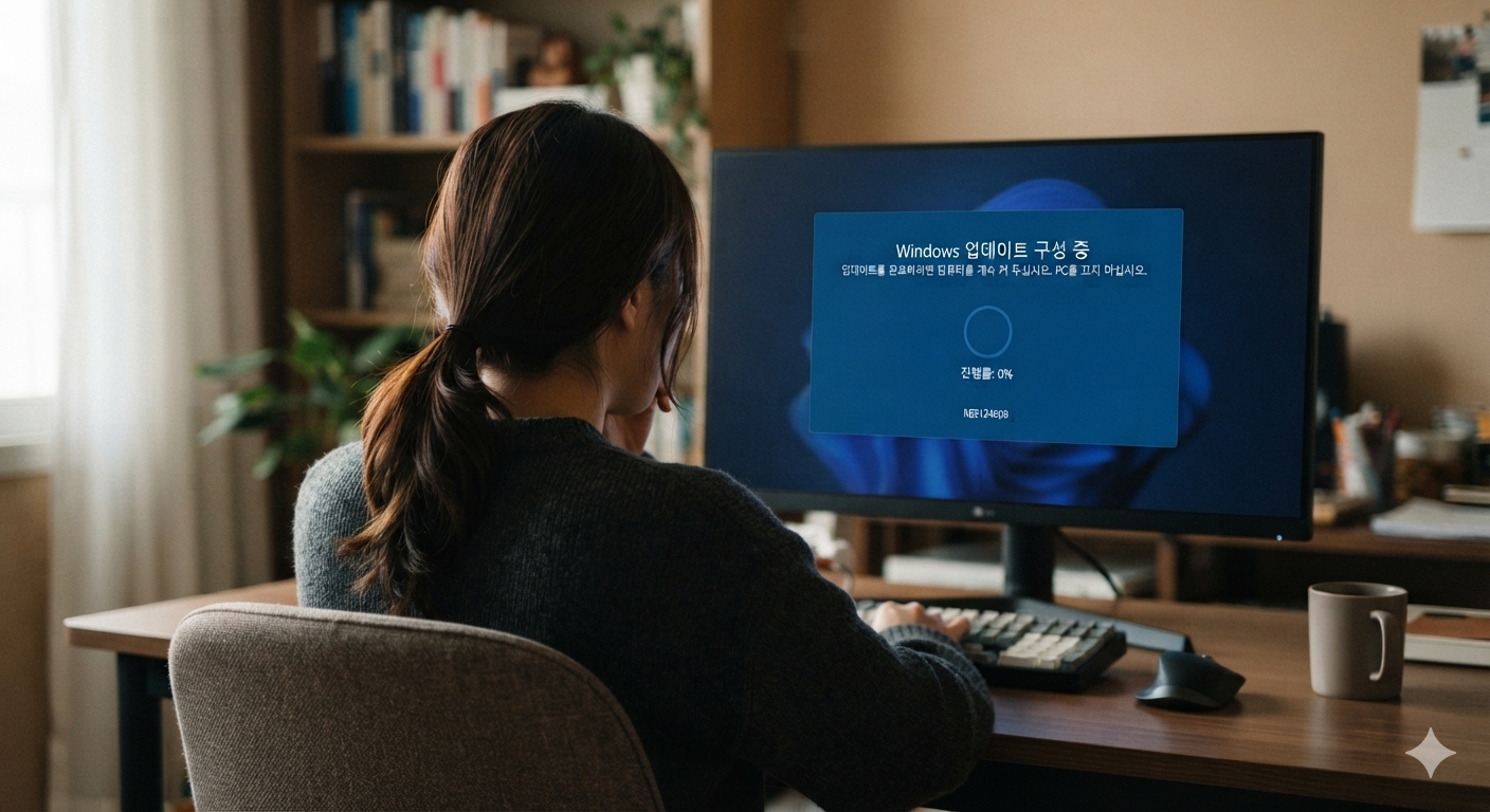 Windows 11 KB5124008 업데이트 무한 멈춤 현상 원인과 해결 방법