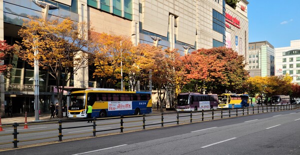 동서울 고속버스 터미널에서 마산행 고속버스 시간표